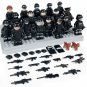 Black Special Police Send Weapon Film Police Dog Boy Toy Set 18 Minifigures Lot