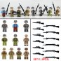 Modern Military Special Force Set of 52 Minifigures With Weapons & Accessories