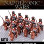 The Napoleonic Wars 6 Countries Mounted Soliders Collection Minifigure Toys
