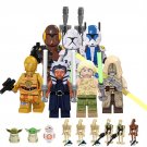8pcs Jedi Temple Guard Spec Ops Clone Trooper Minifigure Toys