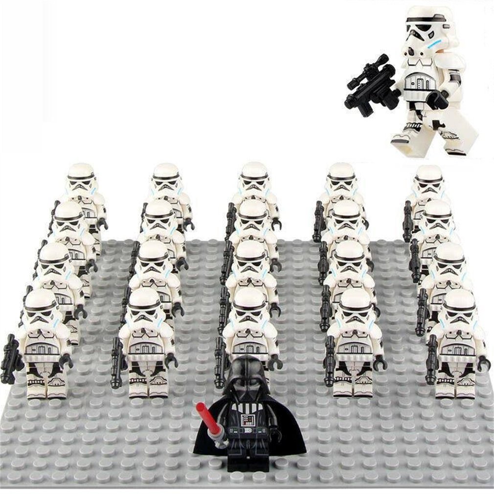 21Pcs Darth Vader Commander Imperial Stormtrooper Minifigure