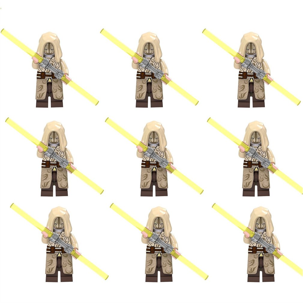 9pcs Star Wars Jedi Temple Guards Minifigure Toys Gift