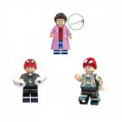 Custom 3pcs Spiderman Peter Parker Minifigure Toys Gift