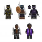 Custom 5pcs Black Panther Erik Killmonger Minifigure Toys