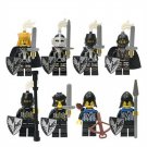 8pcs Medieval Knights King Royal Guards Soldiers minifigure toys