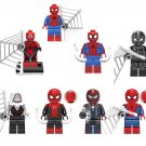 8pcs Spideyman collection Custom minifigure building blocks