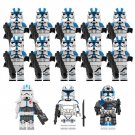 13pcs 501st Clone Troopers Jesse Star Wars Custom minifigure toys