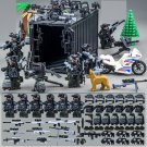 Custom New City SWAT Team Soldiers Battle Gear Vhicle Building Blocks Toys