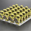 24 American Gas Protection Army Soldiers Minifigures