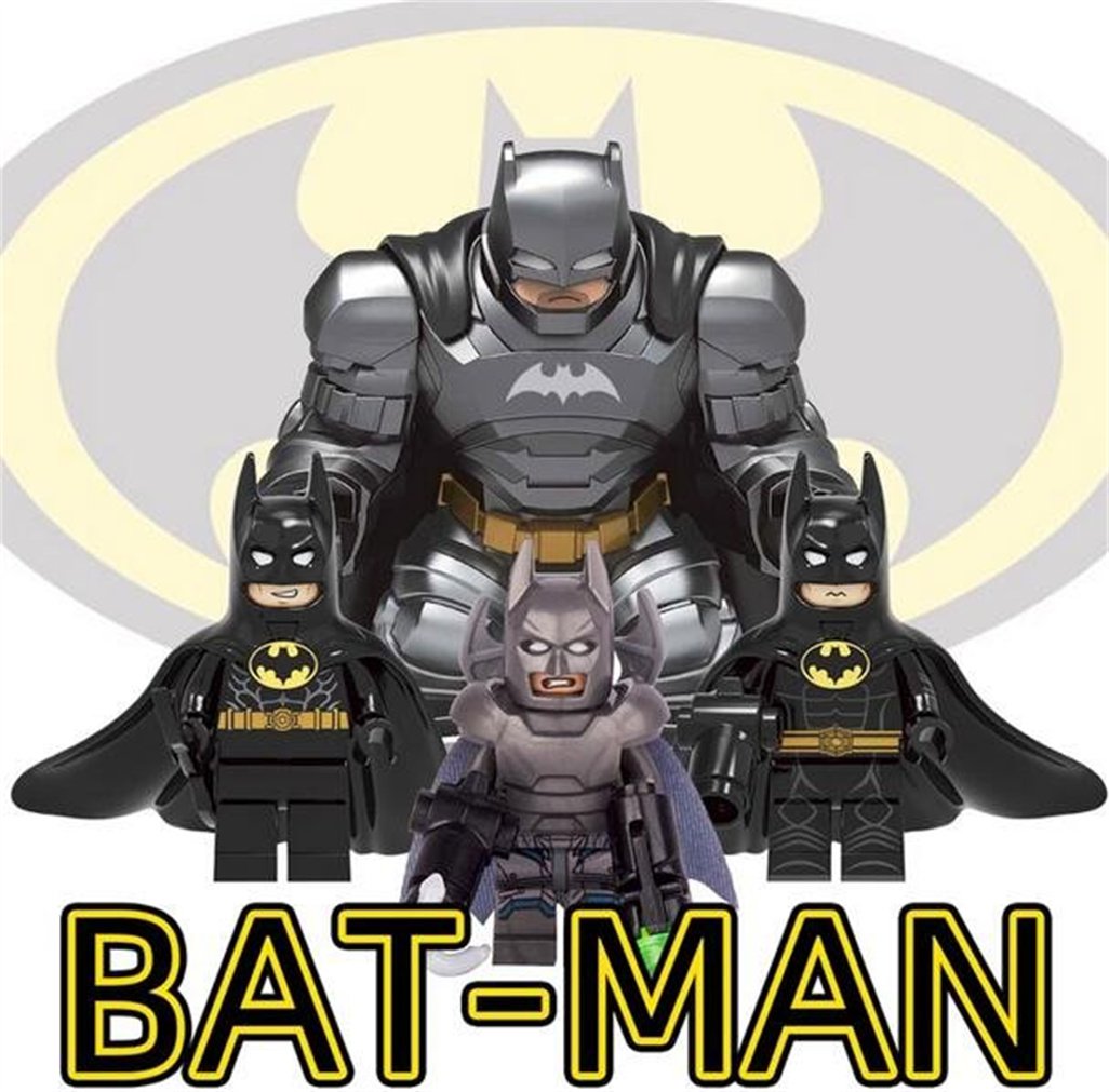 4pcs Custom Bat man Minifigure
