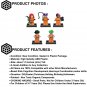 5pcs Superhero Poison Ivy Cat Woman Two Face Riddler Joker Minifigure
