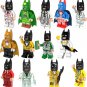 13pcs Bat man in Suits Custom Minifigure