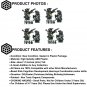 8pcs Custom American SWAT Team Soldiers