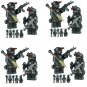 8pcs Custom American SWAT Team Soldiers