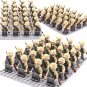 48pcs WW2 Italian Amry Soldiers with Guns Weapons