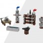 Medieval Blacksmith Shop Sword Knights Helmet Building Blocks