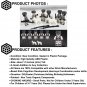 12pcs Snow Mountain Trooper Soldiers Dogs Minifigure Toys
