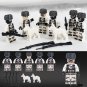 12pcs Snow Mountain Trooper Soldiers Dogs Minifigure Toys
