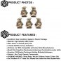 5pcs Alpha Special Trooper Soldiers Custom Minifigure Toys
