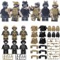 Custom Heavy Armored Specil American Soldiers Battle Gear Packs Minifigures Sets