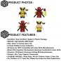Battle damage Wolverine and Deadpool 4 Minifigures Lot