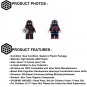 2pcs Miles Morales 2099 Suit Spider-Man Minifigure Sets