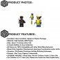 Blade and Wolverine Custom 2 Minifigures Lot