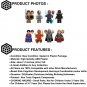 General Zod Black Flash Supergirl Cyborg The Flash Movie Custom 8 Minifigures Lot