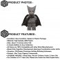 1pcs Batman Groot Super Hero Custom Minifigure Toys Gift