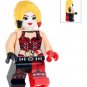 1pcs Harley Quinn ( Arkham ) Super Hero Custom Minifigure