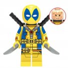 1pcs DeadPool ( Yellow ) DC Comics Custom Minifigure Toys
