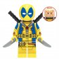 1pcs DeadPool ( Yellow ) DC Comics Custom Minifigure Toys