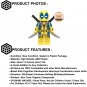 1pcs DeadPool ( Yellow ) DC Comics Custom Minifigure Toys