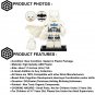 1pcs Batman ( XE Suit Sliver ) Super Hero Custom Minifigure