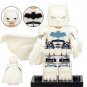 1pcs Batman ( XE Suit Sliver ) Super Hero Custom Minifigure