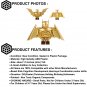 1pcs Batman ( Kingdom Come Gold ) Super Hero Custom Minifigure