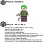 1pcs Joker ( The Dark Knight Trilogy ) Custom Minifigure Toys