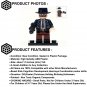 1pcs Harley Bullock ( Gotham ) Super Hero Custom Minifigure