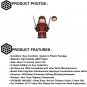 Deadpool (Long Hair) DC Comics Custom Minifigure Toys