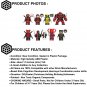 8pcs Logan Venompool Pandapool Galactipool Minifigure Toys