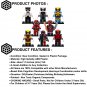 8pcs Deadpool X Wolverine Multiverse Variants Minifigure Toys