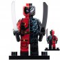 8pcs Deadpool Wolverine Multiverse Variants Pandapool Venompool Minifigures