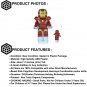 1pcs Iron Man Mark 7 Marvel Superhero Custom Minifigure Toys