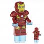 1pcs Iron Man Mark 7 Marvel Superhero Custom Minifigure Toys