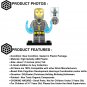 1pcs Iron Man Mark 15 Sneaky Marvel Superhero Custom Minifigure Toys