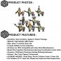Green Dragon Knights Pricess Castle Guards Minifigures