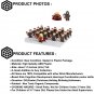 21pcs LOTR Mirkwood Elf Army Guard Minifigures