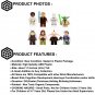 Star Wars Minifigures Finn Leila Even Piell Yoda Anakin K3PO