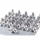 21pcs Roman Crusader Trooper Warriors Soliders Minifigures