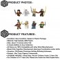 8pcs LOTR Gandalf Baggins Tranduil Frodo Galadriel Mayor Minifigures